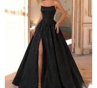 Cette robe élégante, romantique et stylée en jacquard bordeaux à dos nu et col montant en forme de A est parfaite pour des occasions telles que les cérémonies de remise des diplômes, les cérémonies d'