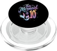 Cette Sirène Est 10 Tenue d'anniversaire pour Les Filles PopSockets PopGrip pour MagSafe