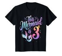 Cette Sirène Est 3 Tenue d'anniversaire pour Les Filles T-Shirt