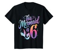 Cette Sirène Est 6 Tenue d'anniversaire pour Les Filles T-Shirt
