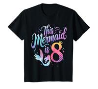 Cette Sirène Est 8 Tenue d'anniversaire pour Les Filles T-Shirt