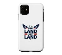 Cette Terre est ma Terre Aigle Patriotique Coque pour iPhone 11