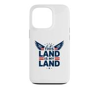Cette Terre est ma Terre Aigle Patriotique Coque pour iPhone 13 Pro