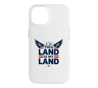 Cette Terre est ma Terre Aigle Patriotique Coque pour iPhone 14