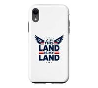 Cette Terre est ma Terre Aigle Patriotique Coque pour iPhone XR