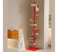 Cette Tour de bibliothèque Verticale en métal à 9 Niveaux, avec sa Structure Invisible et Ses étagères flottantes, est idéale pour la décoration de la Chambre et du Bureau, et constitue Une