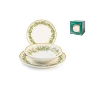 H&h servizio tavola natalizio 18 pezzi royal