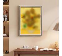Cette vitrine anti-poussière est adaptée pour le modèle LEGO Art Vincent van Gogh - Les Tournesols 31215 et fait un (modèle non inclus). (A-31215)