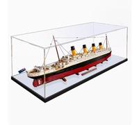 Cette vitrine en acrylique pour Lego10294 Titanic, transparente et résistante à la poussière pour Lego 10294 Titanic, (modèle non inclus) (3 mm)