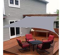 Cette Voile d'ombrage rectangulaire de 4 m x 8 m, avec Son auvent, est idéale pour Une terrasse, Un abri de Voiture, Un Jardin ou Une Cour arrière. Elle Bloque Les Rayons du Soleil et Bien p