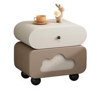 Cettetable de Chevet contemporaine Comprend Deux tiroir des poignées Une étagèreouverte et Une Table d'appoint Elle Convient Aussi Bien aux Chambres à Coucher qu'auxsalons(D,60CM(23.62IN))
