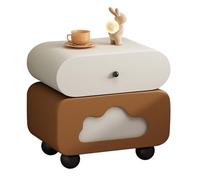 Cettetable de Chevet contemporaine Comprend Deux tiroir des poignées Une étagèreouverte et Une Table d'appoint Elle Convient Aussi Bien aux Chambres à Coucher qu'auxsalons(F,40CM(15.75IN))