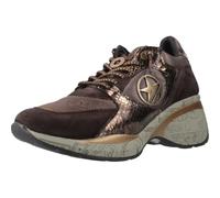 Cetti Chaussures de sport pour femme C-1376 Écailles, Daim Moka, 37 EU