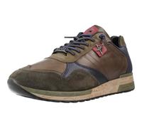 Cetti Confortable Y ÉLÉGANTZAPATILLA Homme 848-XL Cuir Marron-Bleu Talla Numeric_42