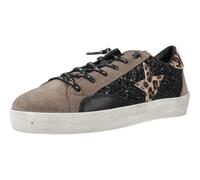 Cetti Confortable Y MODERNA Zapatilla Femme 1342 Ante Gris Y Glitter Noir Talla Numeric_39