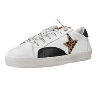 Cetti Confortable Y MODERNA Zapatilla Femme 1342 UDED Cuir Blanc-Noir Talla Numeric_37
