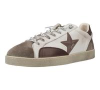 Cetti Confortable Y MODERNA Zapatilla Homme 1342 Cuir Blanc-Marron Talla Numeric_42
