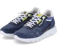 Cetti Hommes Baskets Bleu Cuir-Textile Taille : 41
