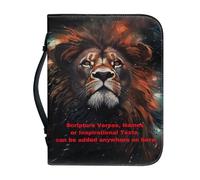 Ceudet Couverture de la Bible personnalisée pour femme - Étui élégant et personnalisé avec poignées - Étui biblique pour journal, ajoutez des noms, des écritures, des textes inspirants, croix florale
