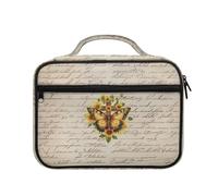 Ceudet Étui à livres pour Bible occidentale Sac fourre-tout Organiseur de la Bible, Croix et Papillons01, Taille unique