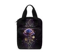 Ceudet Étui de Bible avec marque-page pour homme et femme avec poche zippée, Léopard rose bleu, Taille unique