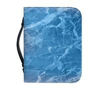 Ceudet Étui de bible en marbre vert pour femme - Grand sac fourre-tout avec poignée - Fournitures de journal biblique pour homme - Couverture de la Bible pour étude de la Bible - Fournitures