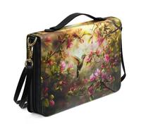 Ceudet Étui de bible pour femme avec bandoulière, housse de bible en cuir synthétique avec poignée de rangement pour stylo, sac de bible portable pour étude de la bible, accessoires de la Bible,