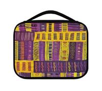 Ceudet Grand sac d'étude de la Bible en agneau de tournesol, portable et robuste pour femme, étui léger avec rangement pour stylos, sac de bible multifonction avec poches et poignée, Style africain -