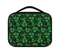 Ceudet Housse de Bible aquarelle A pour femme avec poches, sac fourre-tout léger et durable et multi-usage, organiseur de fournitures de bible, noir, Saint-Patrick Vert, Taille unique