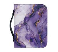 Ceudet Housse de bible avec poignée, étui de transport pour livres d'église, sac d'église, avec poche zippée, accessoires d'étude biblique, protection de livre pour les amateurs de livres, papillon