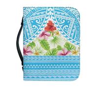 Ceudet Housse de bible avec poignée, étui de transport pour livres d'église, sac d'église, avec poche zippée, accessoires d'étude biblique, protection de livre pour les amateurs de livres, papillon