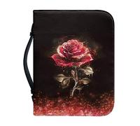 Ceudet Housse de bible en cuir synthétique avec poignée - Motif chien dalmatien pour homme et femme - Grand sac fourre-tout pour bible - Housse de bible pour fournitures d'étude biblique, taille XL,