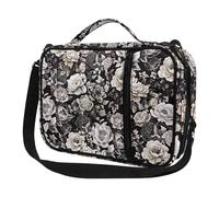 Ceudet Housse de bible occidentale pour enfants - Sacs d'église pour filles, Imprimé rose noire, Taille unique