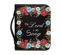 Ceudet Housse de bible pour femmes et filles, faites confiance à l'Awith All Your Heart, sacs de transport pour livres bibliques en cuir synthétique, sac d'église, protection pour la Bible, M, The