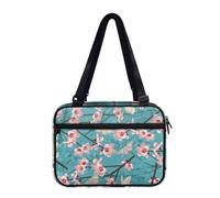 Ceudet Housse de bible pour homme et femme, grande taille, étui de transport pour église, école, sac biblique portable pour livres, stylos, cadeaux, Papillon fleur de prunier, Taille unique