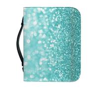 Ceudet Housse de protection biblique en cuir pour homme et femme, Cristal vert., xx-large