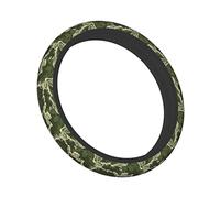 Ceudet Housse de volant de voiture en néoprène avec imprimé camouflage, 38,1 cm, accessoire automobile universel mignon