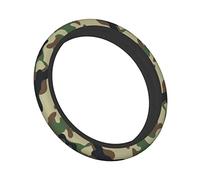 Ceudet Housse de volant de voiture en néoprène avec imprimé camouflage, 38,1 cm, accessoire automobile universel mignon