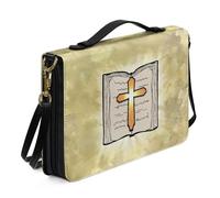 Ceudet Housses de bible en cuir pour homme et femme avec poches, sacs de bible et fourre-tout pour homme et femme, kit d'accessoires de bible, Les livres bibliques, x-large