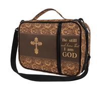 Ceudet Housses de bible personnalisées pour femmes et hommes - Étui de transport mignon pour étude de la Bible, Imprimé tournesol fané, Taille unique