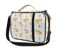 Ceudet Housses de bible pour enfants pour filles, étui de transport de la Bible pour femme, Imprimé chiot crème glacée, Taille unique