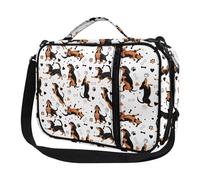 Ceudet Housses de bible pour enfants pour filles, étui de transport de la Bible pour femme, Imprimé teckel, Taille unique