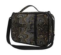 Ceudet Housses de bible pour filles et garçons - Étui biblique mignon avec sangle, Marbre Noir01, Taille unique