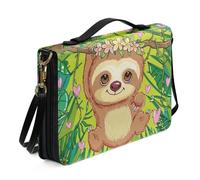 Ceudet Housses de livre biblique pour femmes et hommes - Housses de bible en cuir pour homme et femme - Kit d'accessoires de bible occidentale, Paresseux, xx-large