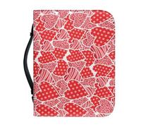 Ceudet Kit d'accessoires bibliques pour adolescentes, filles, femmes, sac fourre-tout biblique, Rouge Love03, L