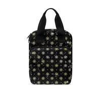 Ceudet Sac de couverture de la Bible Sacs d'église Housses de Bible Protecteur Bible Tote, Flocons de neige., Taille unique