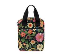 Ceudet Sac de transport pour livres de Bible - Organiseur de Bible, Fleurs et légumes verts, Taille unique