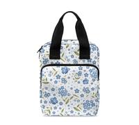 Ceudet Sac de transport pour livres de Bible - Organiseur de Bible, motif floral bleu, Taille unique