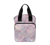 Ceudet Sacs bibliques avec support pour écriture, sac d'étude biblique, Écailles de sirène rose, Taille unique