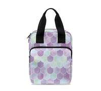 Ceudet Sacs bibliques avec support pour écriture, sac d'étude biblique, Échelle sirène violette 02, Taille unique